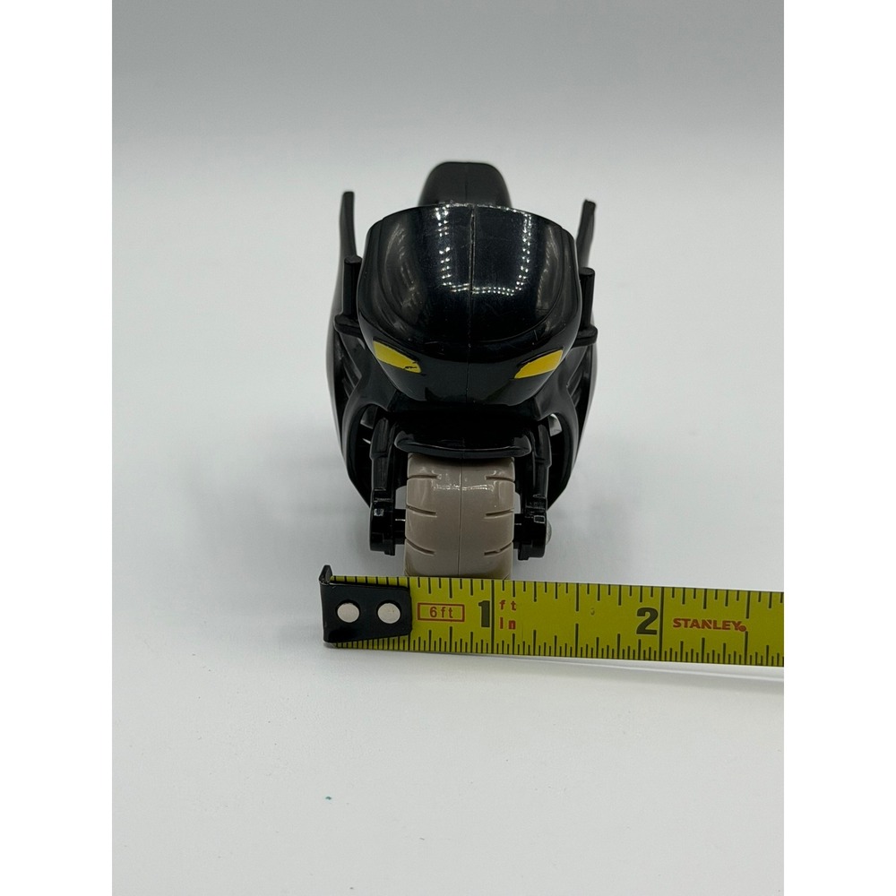 Batman Action Figure with Batcycle Motorcycle Toy DC Comics Black 4 Inch - Picture 8 of 16
